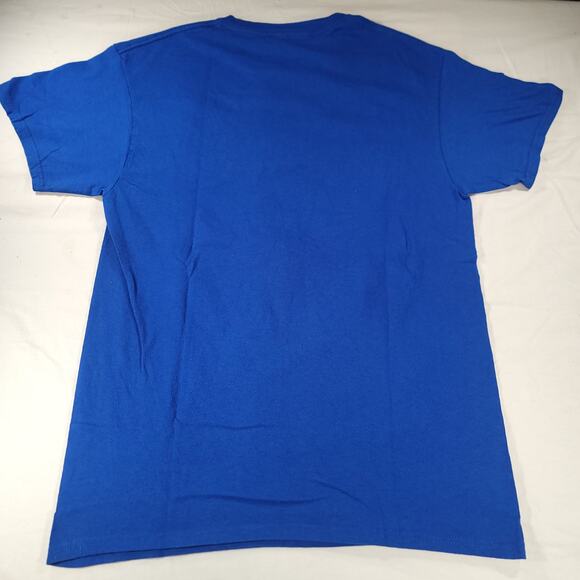 DC Super Heros Short Sleeve Graphic Crew Neck T Shirt Mens Size Medium M Blue - Picture 9 of 9